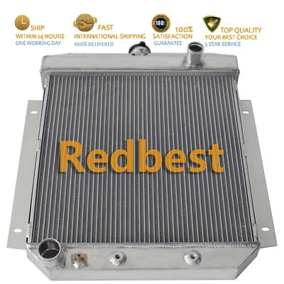 Radiador de aluminio de 3 núcleos apto para Ford Country Sedán Courier V8 CU5456 1954-1956 1955 Foto 1 de 4