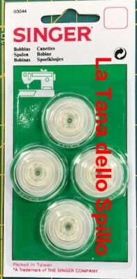SINGER SPOLINA ROCCHETTO BOBINA MACCHINA PER DA CUCIRE SINGER 700 CONF.4PZ
