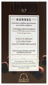 Korres Permanent Color Argan Oil - Hair Colour: 5.7 Brown Light Chestnut - Picture 1 of 1