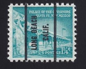 1031A Palace of the Governors 1 ¼ c Bur Precancel “Long Beach Ca” PSS-71 MNH OG - Picture 1 of 1