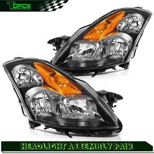 Headlights For Nissan Altima 2007-2009 Driver + Passenger Side Headlamp One Pair - Picture 1 of 8