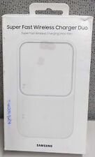 Samsung 15W Duo Fast Wireless Charger pad with Cable Only - White For Parts Only
