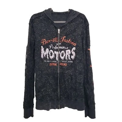 Chaqueta reversible Barrett Jackson de encaje envejecida para mujer talla mediana Muscle Cars Foto 1 de 4