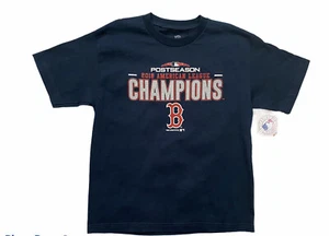 MLB Boston Red Sox Jungen Shirt Gr. Large 14-16 L Postseason Champions 2018 blau - Bild 1 von 7