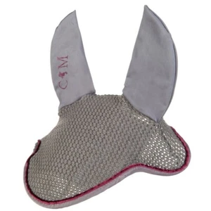 HKM Fliegenhaube VellutoFarbe dunkelgrau Größe Full - Bild 1 von 2