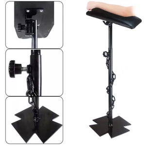 Reposabrazos tatuaje reposapiés tatuaje reposabrazos transportable ajustable negro - Imagen 1 de 10