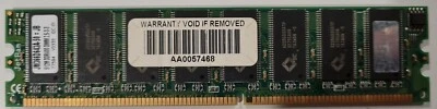 1 x PSC JM366D643A-50 512MB DDR1-400 PC3200 - Image 1 of 2