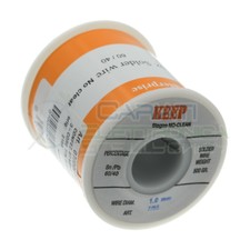 500g Stagno da 1mm 60/40 Bobina rotolo no-clean Keep per saldatura 0,5 kg