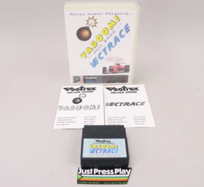 Vaboom! Vectrace GCE Vectrex Homebrew 2-in-1 Cart Ronen Habot 2000 NIB CIB - Image 1 of 4