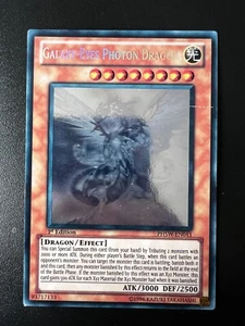 Galaxy-Eyes Photon Dragon PHSW-EN011 Fantasma Raro 1ª Edición EURO Juego de Luz + Yugioh - Imagen 1 de 2