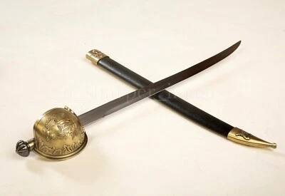 30.5" PIRATE CAPTAIN STAINLESS STEEL SWORD Cutlass SOLID Costume Cosplay Fantasy - Image 1 of 4