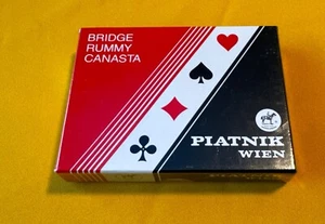 Piatnik Wien Bridge Rummy Canasta Playing Cards - Picture 1 of 3