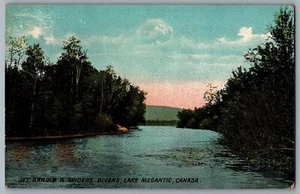 Cartolina~ Jet Arnold & Spiders Rivers~ Lago Megantic, Quebec, Canada - Foto 1 di 2