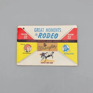 VTG 1960 Wrangler Great Moments in Rodeo Bare Bronc Riding #32 Jack Buschbom B - Picture 1 of 15
