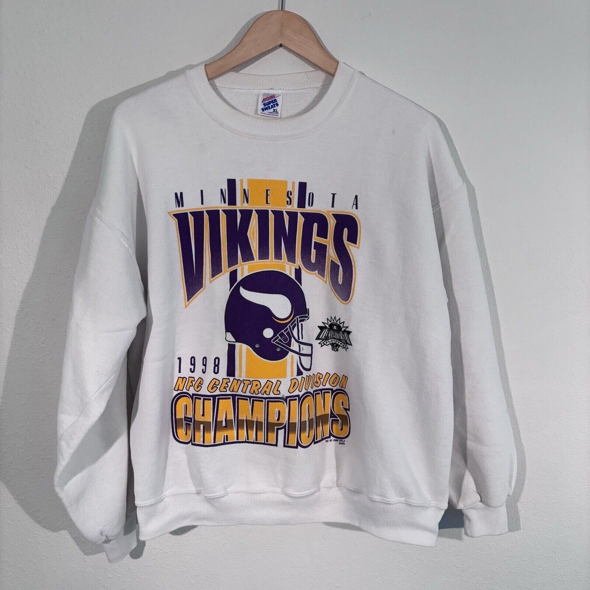 NFL 50th Vikings ユニフォーム フットボールシャツ A-3501 70s USA製 Championチャンピオン NFL MINNESOTA VIKINGS