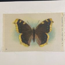 Butterfly Brown Yellow Blue #4 Butterflies Tobacco Silks Tokio Cigarette 0005.a