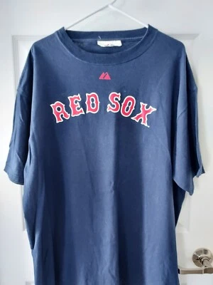 Boston Red Sox Shirt Men's XL Blue/ Red. Ellsbury #46 Short Sleeve Majestic - Image 1 of 3