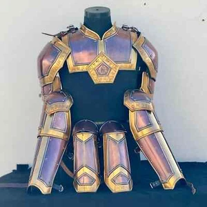 Medieval Knight Armor Unisex Chest &Tesset Cosplay/Halloween Costume Or Gift - Picture 1 of 9
