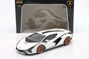 Lamborghini Sian FKP 37 Baujahr 2019 wei� 1:18 Bburago. - Bild 1 von 1