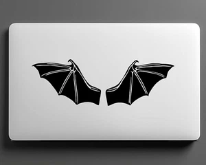 Bat Wings Decal · Gothic Flying Fox Vinyl Art Sticker for Car, Window, Laptop - Picture 1 of 39