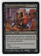 MTG:  Saviors of Kamigawa *FOIL* Choice of Damnations