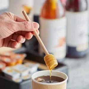 6.5" Wooden Honey Dipper Stick, Honey stirrer - Picture 1 of 5