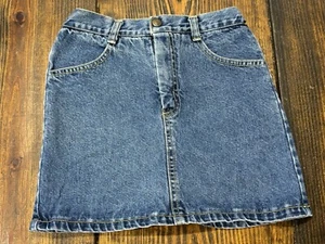 Baby Guess Jean Skirt Size 6 Youth Vintage 80's USA Georges Marciano FREE SHIP - Picture 1 of 10