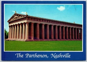 Nashville Tennessee The Parthenon Centennial Park Full Sized Replica Postcard - Imagen 1 de 2
