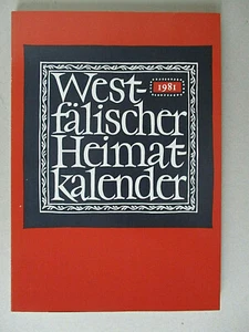 Westfälischer Heimatkalender 1981, Westfälischer Heimatbund (Hg.) Zust.sehr gut - Bild 1 von 1