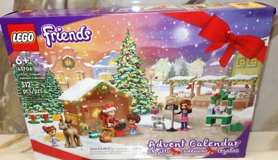 LEGO Friends 2022 Advent Calendar 41706 Building Toy Set; 24 Gifts  - Image 1 of 4