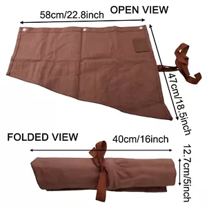 Heavily Built Canvas Tool Wrap featuring Sixteen Convenient Slots for Tools - Picture 1 of 20