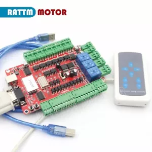 Scheda breakout interfaccia controller motore passo passo USBCNC 4 assi + controllo manuale - Foto 1 di 5