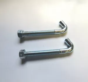 Fits 63 64 65 66 A-Body Dart Barracuda Valiant Gas Fuel Tank Strap Bolt J-Bolts - Foto 1 di 1