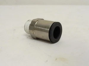180316 New-No Box; Legris 3175 62 18 Lot-8 Metal Male Connector 1/2" PTC; 3/8NPT - Picture 1 of 5