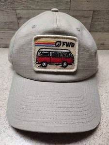 Fwd Volkswagen Bus Patch Snapback Tan Hat - Picture 1 of 10