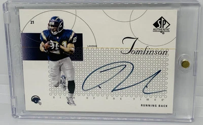 2002 Upper Deck SP Authentic LaDainian Tomlinson ON-CARD Auto SP SD LA Chargers - Image 1 of 2