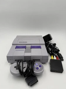 Nintendo SNES Home Console - Gray w/ One Controller - Picture 1 of 3