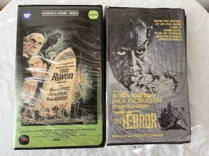 THE TERROR & THE RAVEN 1st VHS Releases. Clamshell. RARE Price/Karloff - Picture 1 of 12
