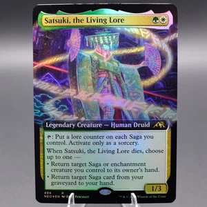 Satsuki, the Living Lore (Extended Art) Foil 494 NEO Kamigawa: Neon Dynasty NM M - Bild 1 von 2