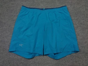 Pantaloncini Arcteryx Cormac Uomo L Blu Foderati Performance Corsa Escursioni Palestra - Foto 1 di 14