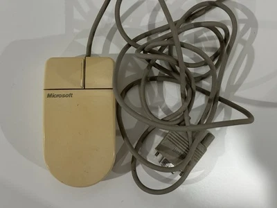 Vintage Microsoft PS/2 Compatible Serial Mouse 2-Button 07685 UNTESTED - Image 1 of 3