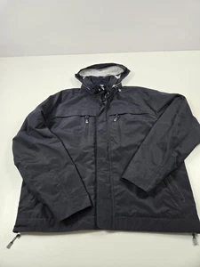 ZegnaSport Ocean Jacke Herren XL Navy Kapuze Wasserdicht Windbreaker Regenmantel - Bild 1 von 21