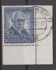 Bund HdM Nr. 176 - tolle Bogenecke mit seltenem BERLIN-Stempel - ansehen!!! - Bild 1 von 1