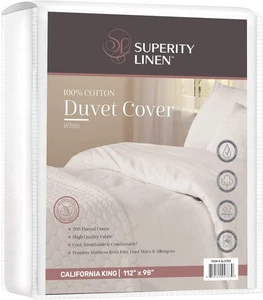 Superity Luxurious Hotel Quality California King Size Duvet Cover – 100% Soft... - Picture 1 of 8