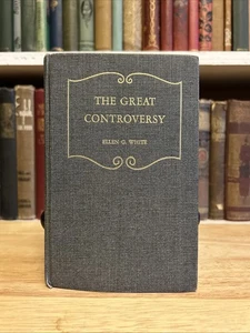 The Great Controversy: Between Christ & Satan By Ellen G. White 1950 HC VTG - Picture 1 of 14