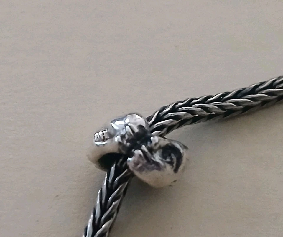 Auténtico beso Trollbeads de plata de ley 11271 nuevo sin etiquetas    Foto 1 de 4