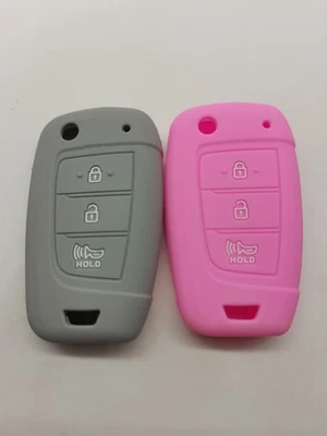 2*Key cover For 2021 2022 2023 2024 HYUNDAI KONA TUCSON VENUE SANTA FE PALISADE - Image 1 of 4