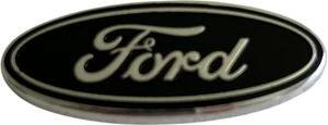 Black Crome Steering wheel emblem Ford - Picture 1 of 4