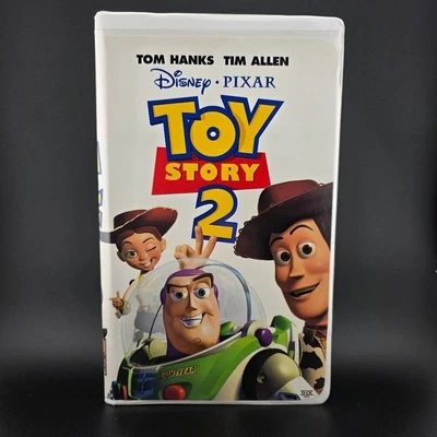 Toy Story 2 Disney Pixar VHS Clamshell Tom Hanks Tim Allen Pre-Owned Gently Used - Image 1 of 4