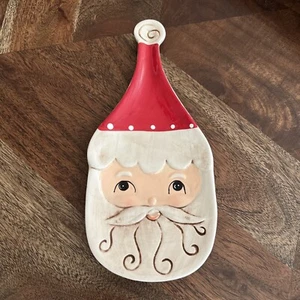 Joanna Parker Weihnachtsmann Keramik Löffel Rest NEU süß Weihnachten Küche Deko - Bild 1 von 3